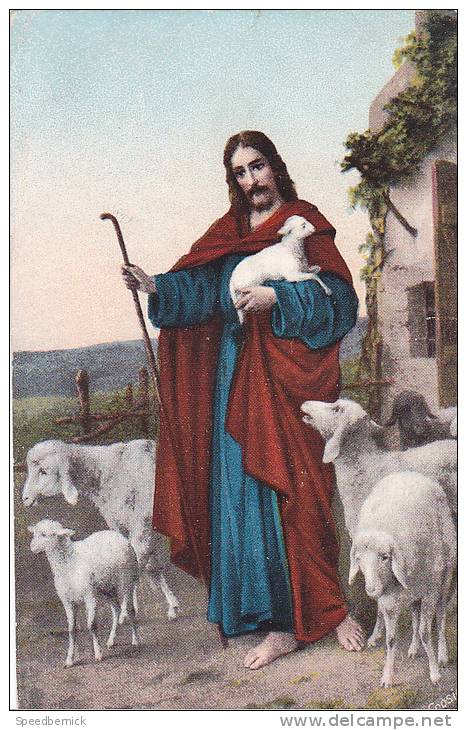 20266 Jesus Berger Mouton . éd Crosio Suisse Séries 1083/8 - Jésus