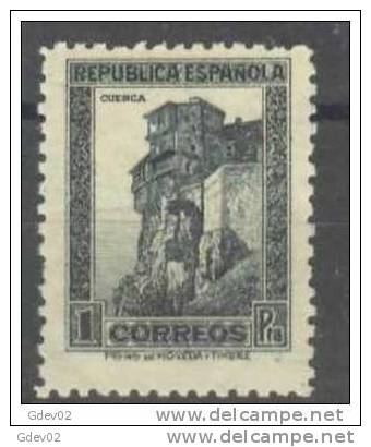 ES770-L2718TARSC.Spain Espagne.MONUMENTOS  CASAS  COLGADAS.CUENCA .1938.(Ed 770**)SIN CHARNELA.MUY BONITO - Otros & Sin Clasificación