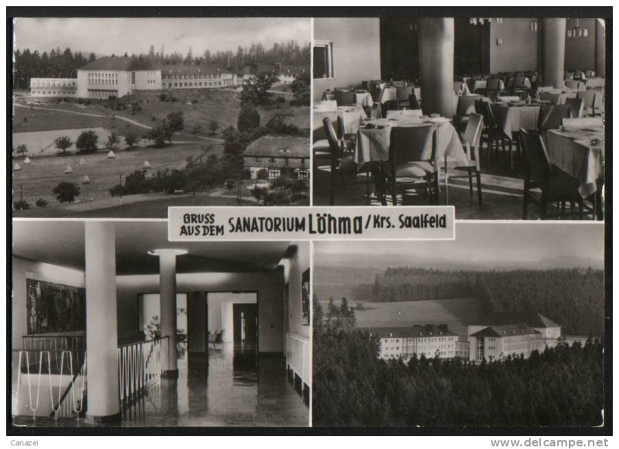 AK Löhma/Kr. Saalfeld, Sanatorium Löhma, 1976 - Saalfeld