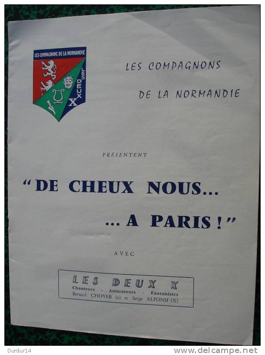 CONDÉ-SUR-NOIREAU (Calvados) LES DEUX X - SKETCH - SPECTACLE - PLAQUETTE De 16 Pages... ( Nombreuse Pub....) - Autres & Non Classés