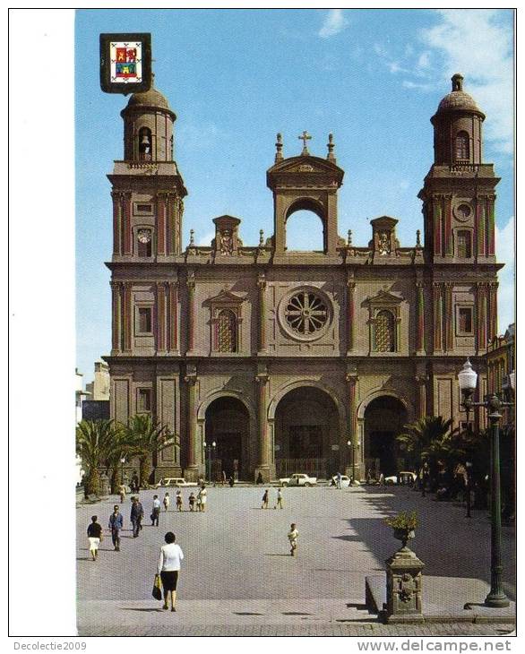 ZS23885  Las Palmas La Cathedral Used Good Shape Back Scan Available At Request - La Palma