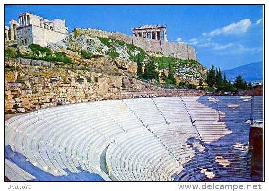 Athens - Odeon Of Herodes Atticos - Viaggiata - Formato Grande - Grecia