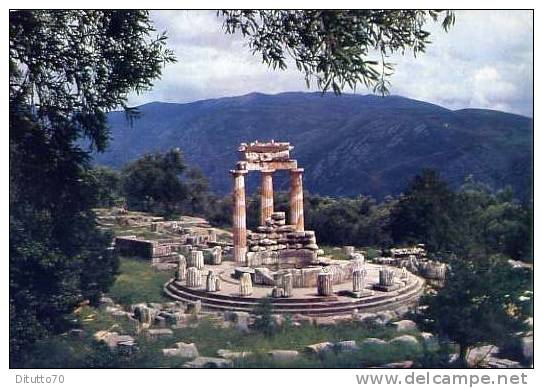Delphi - The Tholos Of Marmaria - Viaggiata - Formato Grande - Grecia