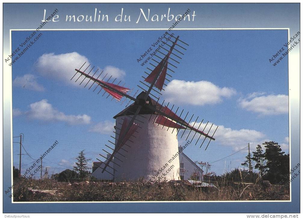 ERDEVEN Morbihan 56 : Le Moulin à Vent Du Village De LISVEUR  Windmill Windmühle Wind Mill - Erdeven