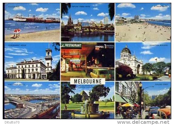 Melbourne - 796-22 - Viaggiata Mancante Di Affrancatura - Formato Grande - Melbourne