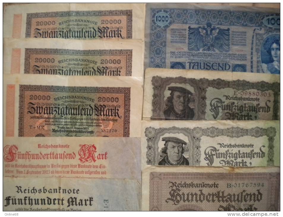 LOT + DE 60 BILLETS / BANKNOTES - Kiloware - Banknoten