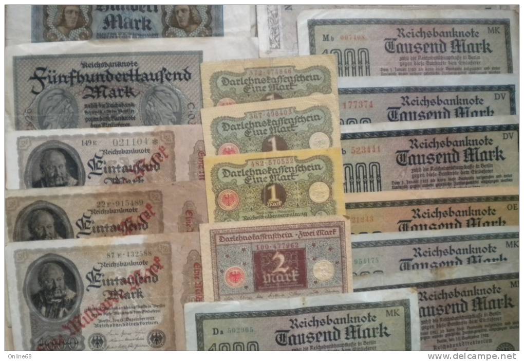 LOT + DE 60 BILLETS / BANKNOTES