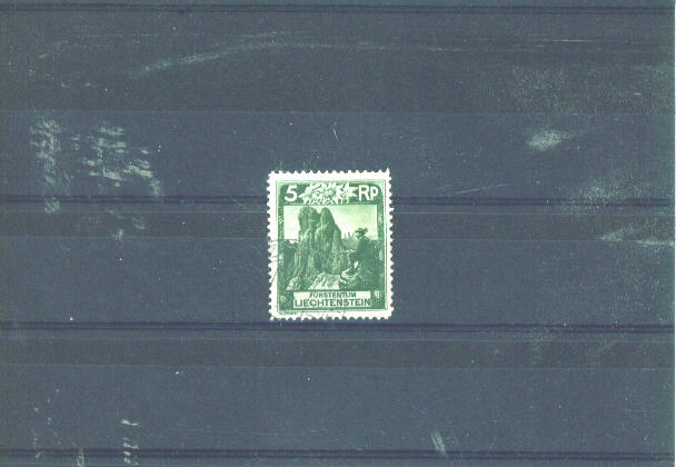 LIECHTENSTEIN - 1930 Mountain 5r. FU (Hinge Remainders And Possible Gum Adhesions) - Gebruikt