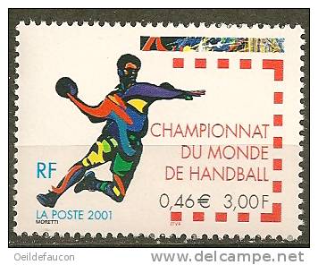 FRANCE - Yvert -  3367** - Cote 1 € - Faciale 0.46 € - Handball