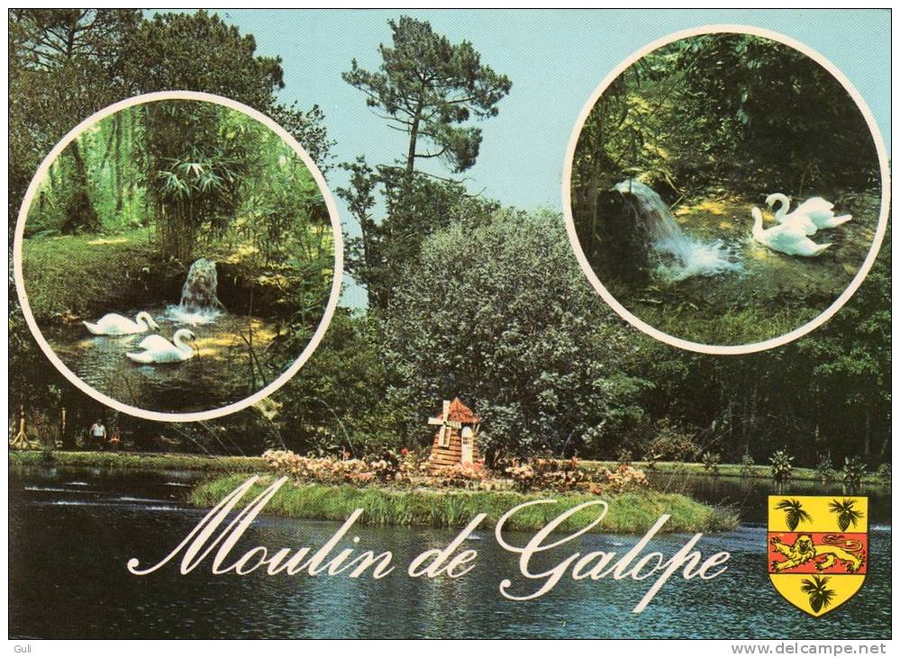 [40] Landes-(Castets) Saint St Michel Escalus- Vue De L´Ile-Moulin De Galope  *PRIX FIXE - Castets