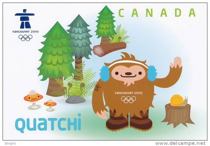 SA10-088   @     2010 Vancouver Winter Olympic Games  , Postal Stationery -Articles Postaux -- Postsache F - Hiver 2010: Vancouver