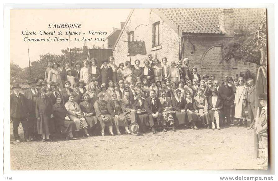 D6250 - L' Aubépine - Cercle Choral De Dames - Verviers - Concours De Fléron - 15 Août 1931 - Fléron