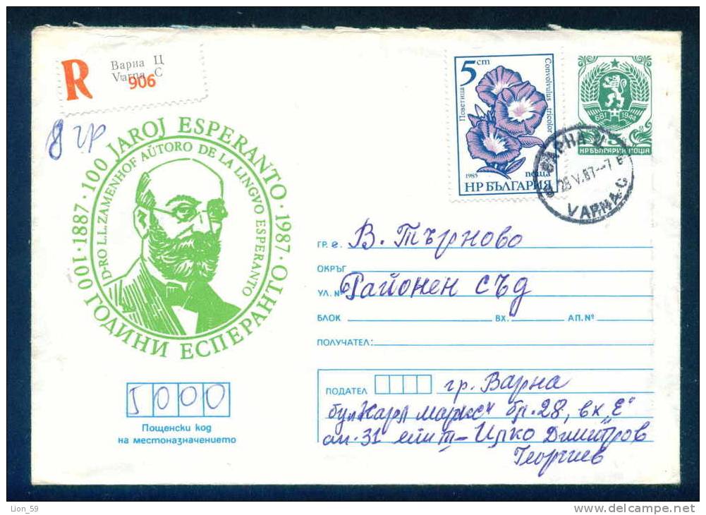 PS8159 / Languages > Esperanto - D-RO. L. L. ZAMENHOF  - Stationery Entier Bulgaria Bulgarie Bulgarien - Esperanto