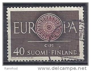 FINLAND 1960 EUROPA 40m. Purple And Sepia FU THIN - CHEAP PRICE - Oblitérés