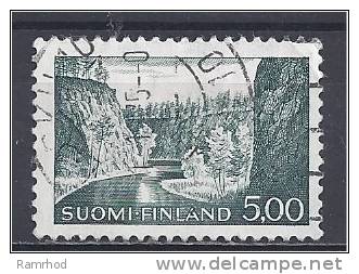 FINLAND 1963 Ristikallio Gorge - 5m. Green FU - Used Stamps