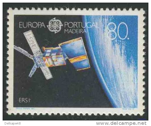 Madeira (Portugal) 1991 Mi 147 YT 154 ** Eur. Remote Sensing "ERS1" Satellite / Erdbeobachtungssatellit - Europa Cept - Madère