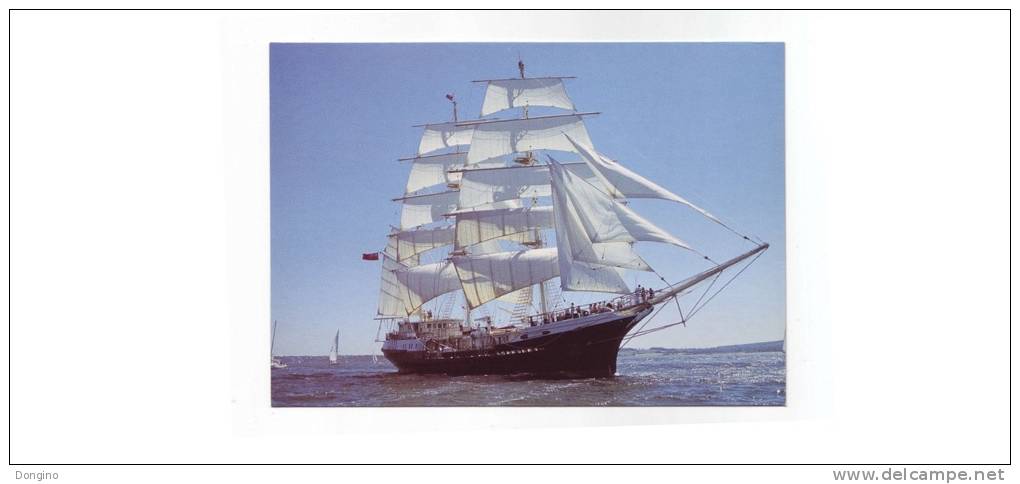 872. Postcard / Barco / Bateau / Ship / Tenacius / UK / Royaume-Uni / Reino Unido / United Kingdom - Segelboote