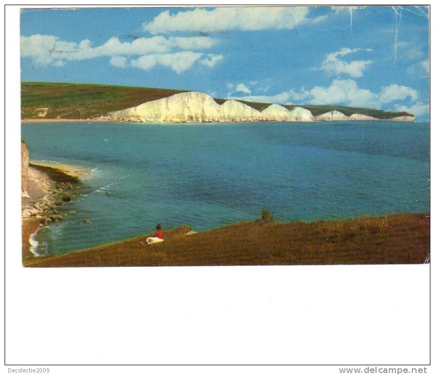 ZS22609 THE SEVEN SISTERS FROM SEAFORD HEAD Used Good Shape Back Scan At Request - Worthing
