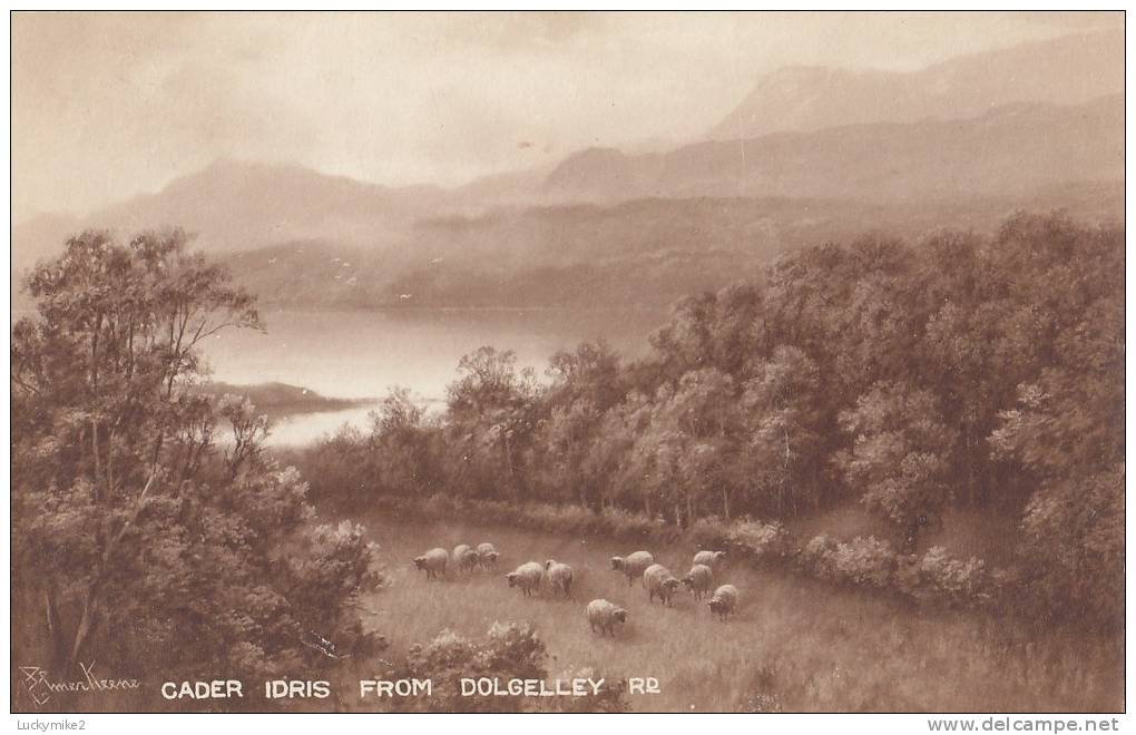 "Cader Idris From Dolgelly Rd", A C1920 Postcard Basrd On A Painting By 'Elmer Keene'. - Merionethshire