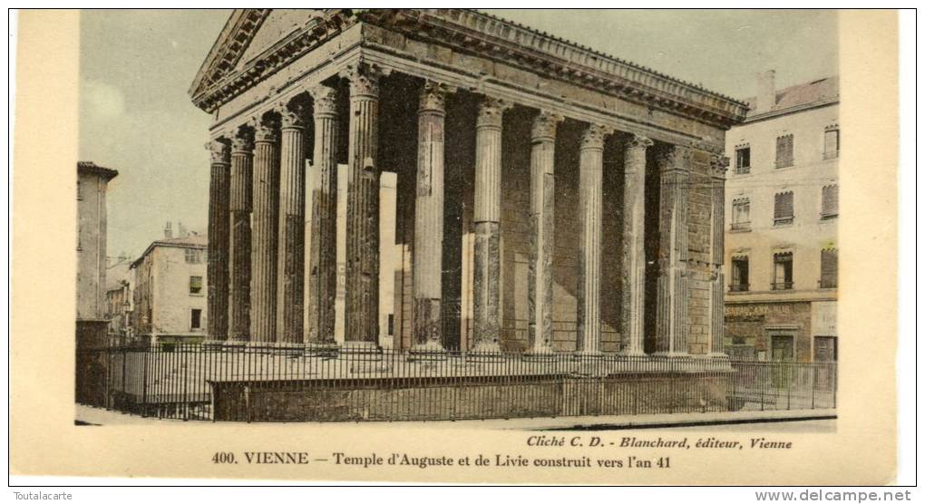 CPA 38 VIENNE TEMPLE D AUGUSTE ET DE LIVIE - Vienne