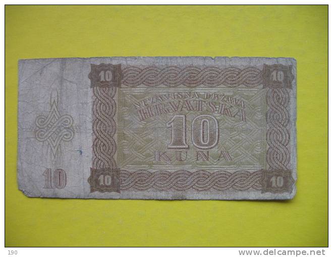 NDH 10 KUNA 1941 - Croacia