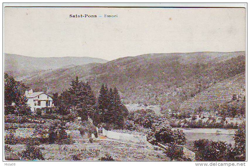 34. SAINT PONS. FRESCATI. Editeur E. LETUVE. - Saint-Pons-de-Thomières