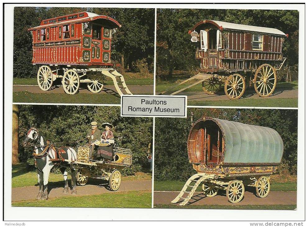 CP - Paultons Park - Nr Romsey - Hampshire - Romany Museum - Roulottes - Sonstige & Ohne Zuordnung