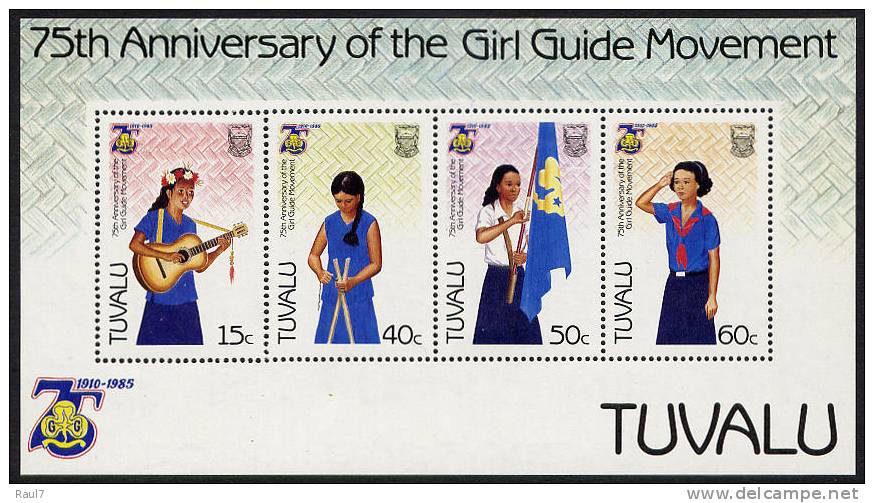 Tuvalu - 1985 - Scouts Féminin - BF Neufs ** // Mnh - Tuvalu