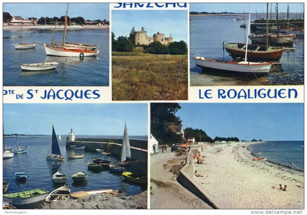 56 - SARZEAU - Multivues - Pointe Saint Jacques - Le Roaliguen - Bateau - Phare - Morbihan - Bretagne - Sarzeau