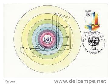 3915 - NU Geneve 1992 - Carte Maximum - Maximum Cards