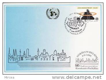 3918 - NU Geneve 1993 - Carte Maximum - Cartes-maximum