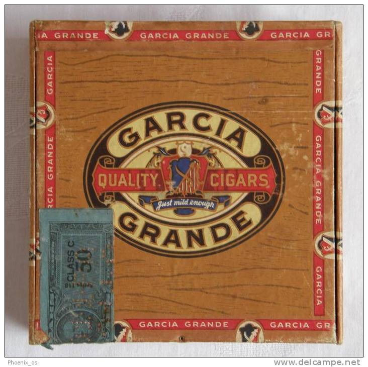 TOBACCO - Cubs Cigar Cases With 4 Original Cigar, Garcia Grande - United States, Year Cca 1930, - Sigarenkokers