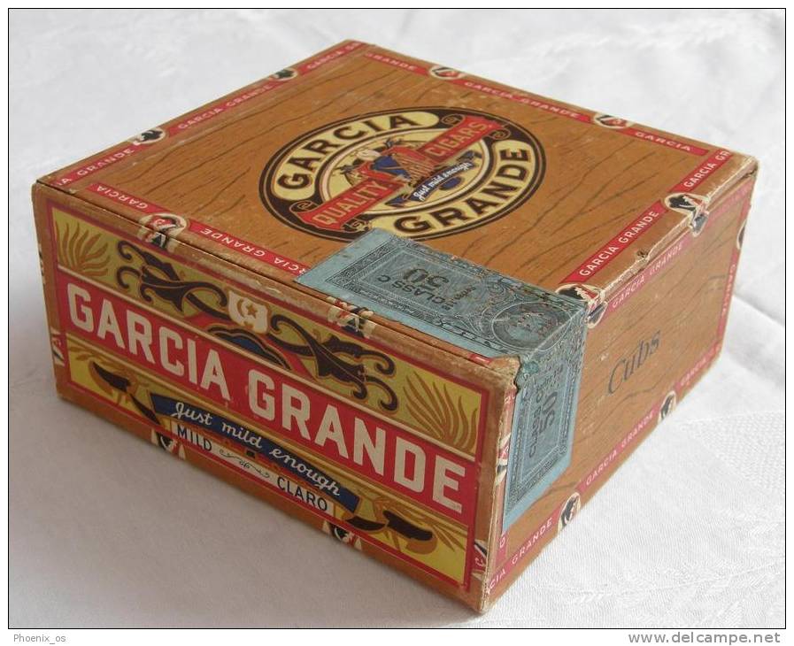 TOBACCO - Cubs Cigar Cases With 4 Original Cigar, Garcia Grande - United States, Year Cca 1930, - Étuis à Cigares