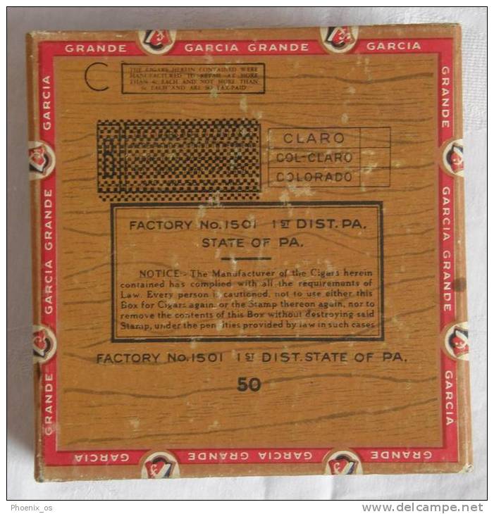 TOBACCO - Cubs Cigar Cases With 4 Original Cigar, Garcia Grande - United States, Year Cca 1930, - Zigarrenetuis