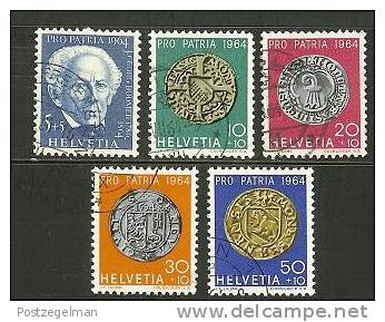 SWITZERLAND 1964 Used Stamp(s) Pro Patria 795-799 #3750 - Used Stamps