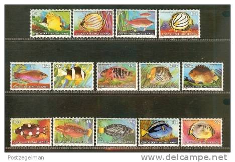 COCOS ISLANDS 1979 MNH Stamp(s) Fishes 34-47 - Fishes