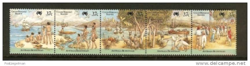 COCOS ISLANDS 1987 MNH Stamp(s) Colonisation 183-187 - Cocoseilanden