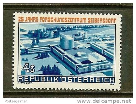 AUSTRIA 1981 MNH Stamp(s) Seibersdorf 1673 - Unused Stamps