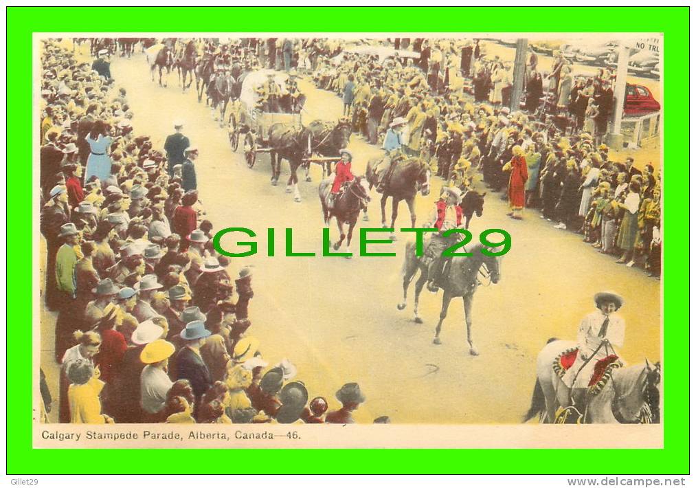 CALGARY, ALBERTA - CALGARY STAMPEDE PARADE  - PECO - WRITTEN - - Calgary