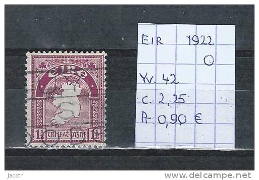 Eire 1922 - Yv. 42 Fil. Se Gest./obl./used - Usati