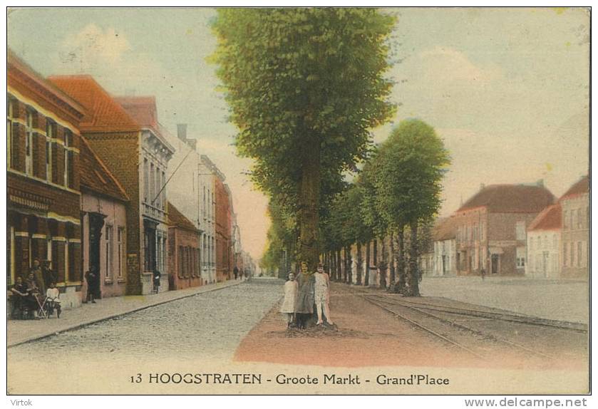 Hoogstraten : Groote Markt - Grand'place  ( Geschreven Met Zegel ) - Hoogstraten