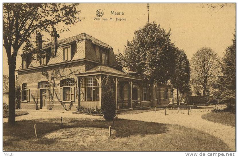 Meerle (Hoogstraten) :   Villa Van M. Duprez - Hoogstraten