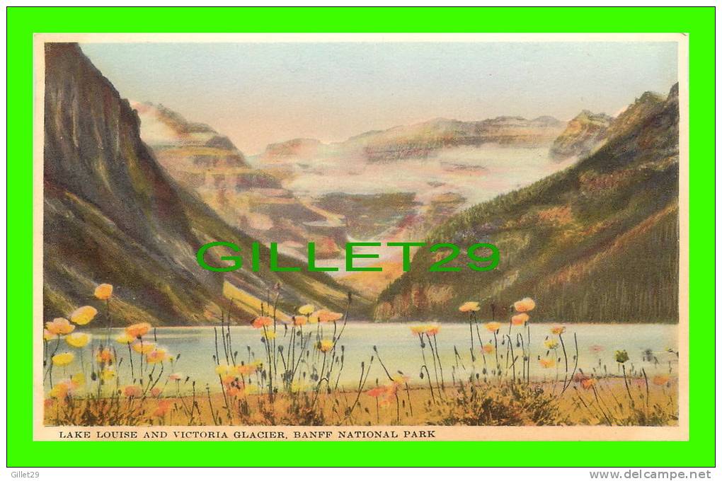 BANFF, ALBERTA - LAKE LOUISE & VICTORIA GLACIER - BANFF NATIONAL PARK - BYRON HARMON - WRITTEN - - Lac Louise
