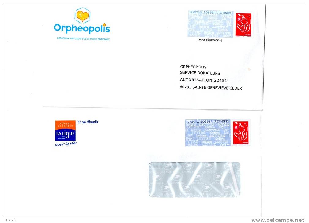 Ligue Contre Le Cancer   Orpheopolis - Listos A Ser Enviados: Respuesta