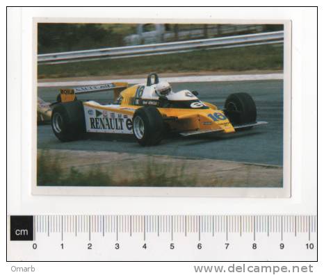 Ade034 Adesivo, Stickers, Autocollant | Auto, Car, Voiture Formula1, F1 | R. Arnoux - Renault - Car Racing - F1