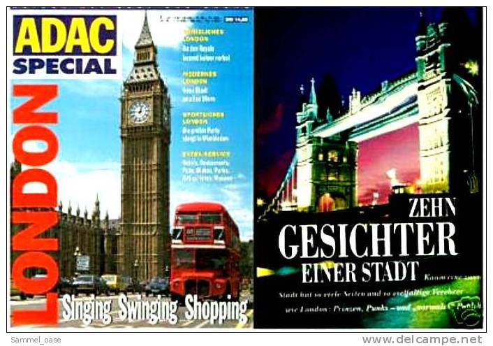 London  /  ADAC Reisen Spezial Nr.2 / 1991  -  Die Metropole Der Zukunft  ,  Grüne Inseln Im Häusermeer - Reizen En Ontspanning