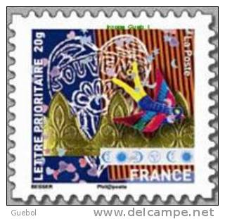 France Autoadhésif ** N°  503 - Voeux 2011 - Hirondelle & Couronne De Fête Des Rois - Unused Stamps