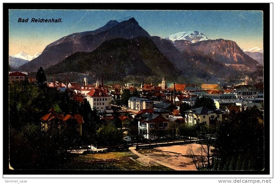 Bad Reichenhall Villen-Viertel  -  Ansichtskarte Ca. 1915    (eb) - Bad Reichenhall