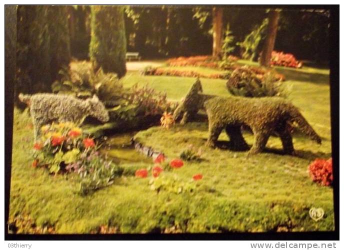 CPSM 85 LUCON JARDIN DUMAINE LE LOUP ET L'AGNEAU 1980 Voyagee - Lucon