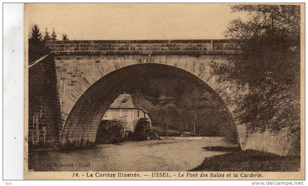 CPA - 19 - USSEL - Le Pont Des Salles Et La Carderie - 223 - Ussel